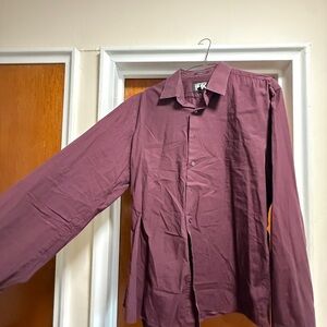 Express Men's Plum Shirt